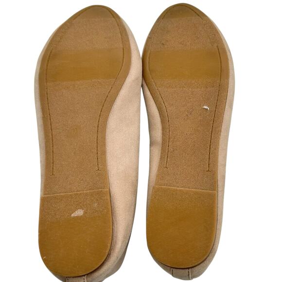 Old Navy Women's Blush Faux-Suede Pointy Ballet Flats Size‎ 10 - Picture 10 of 11